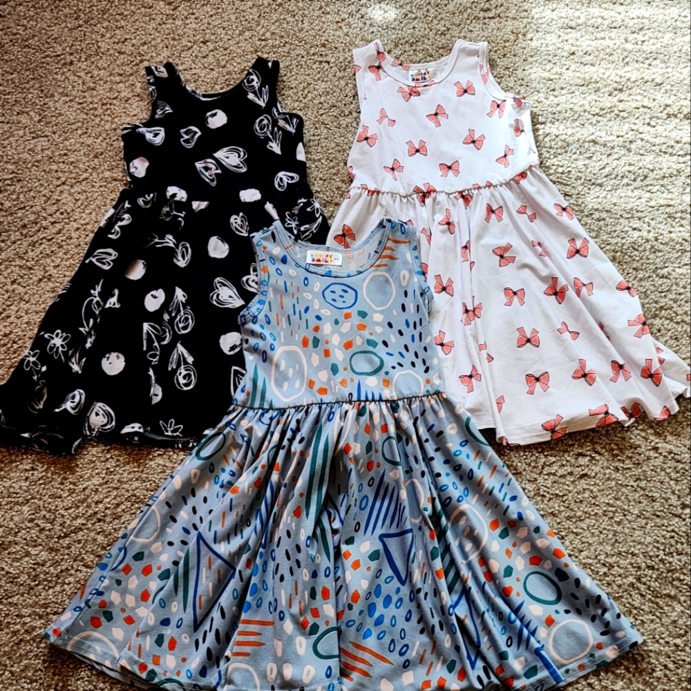 Lot of 3 Dot Dot Smile Dresses Size 3/4